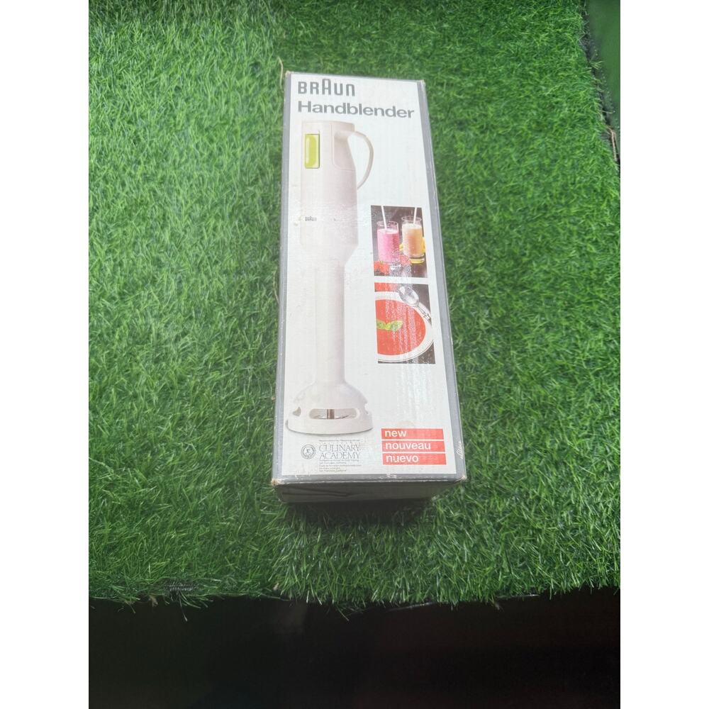Vintage Braun Handblender MR300 Immersion Blender - White - New In Box